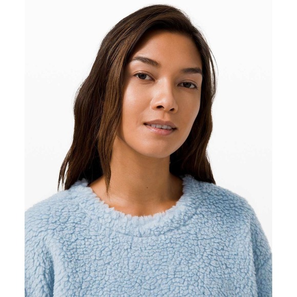 Lululemon Blue Wool Whenever Crew Size 6 - Picture 13 of 14